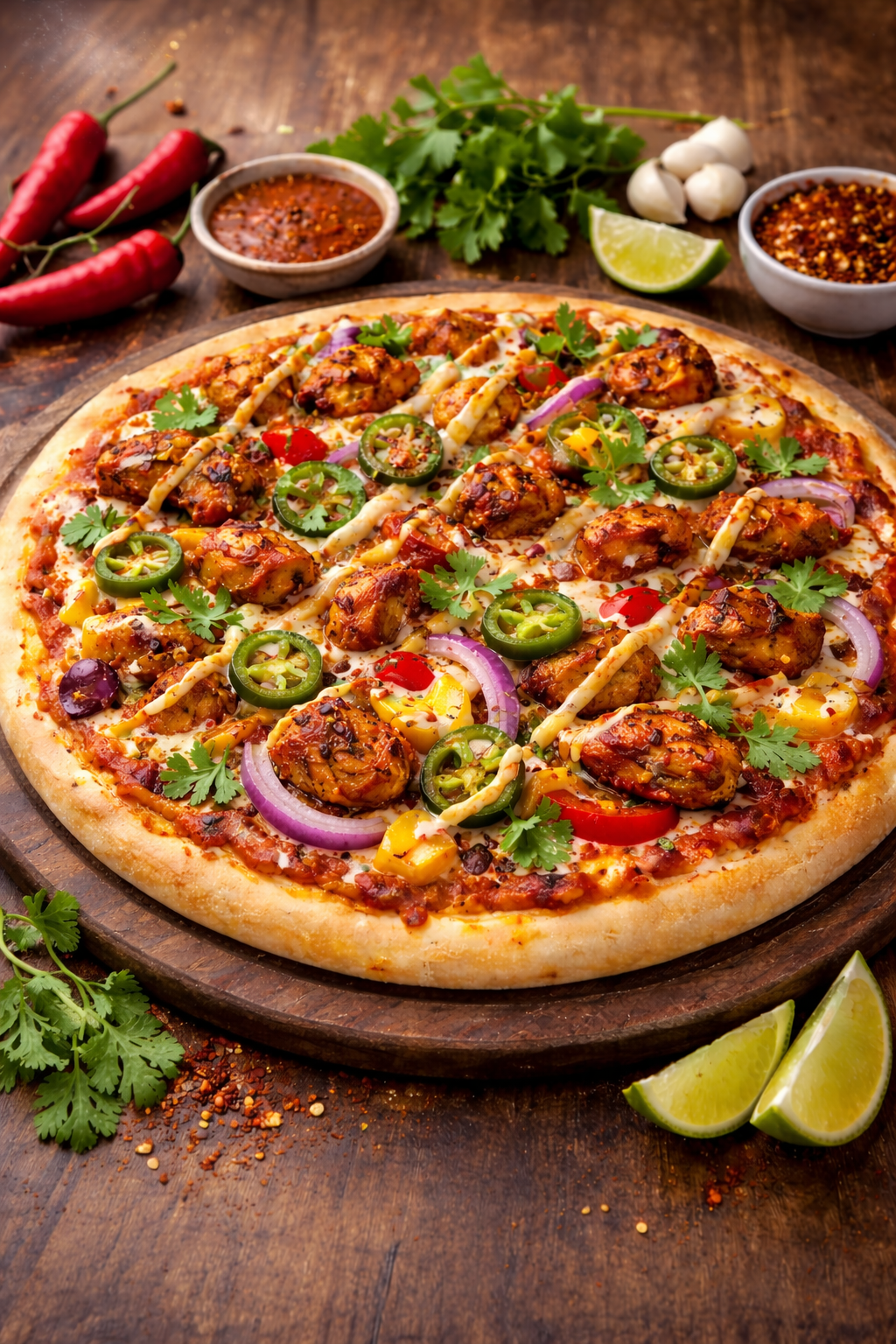 Peri Peri Chicken Pizza